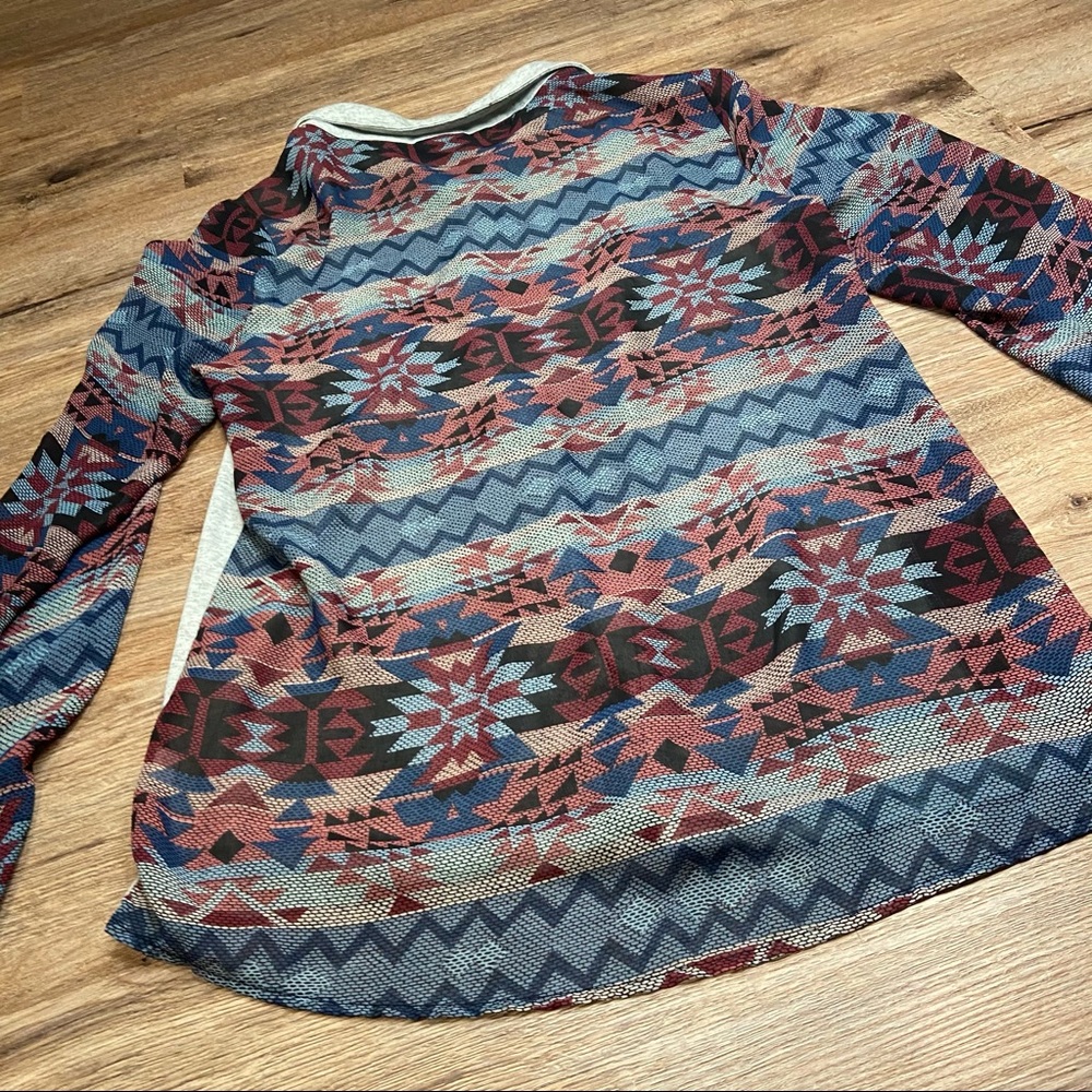 Aztec Pattern Daytrip Button Down Shirt - image 4